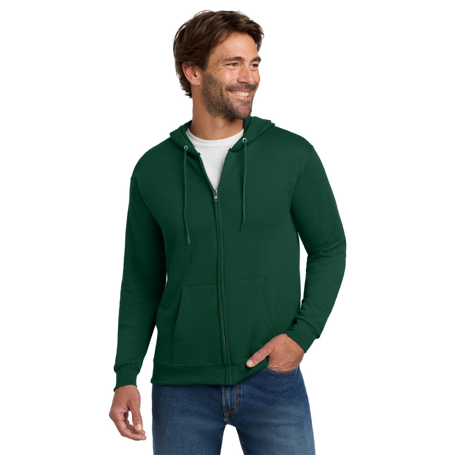 Hanes-Hanes® - EcoSmart® Full-Zip Hooded Sweatshirt. P180-MedTech-3